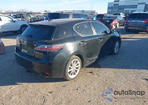 2012 Lexus Ct 200H Premium из США, поврежденный, VIN JTHKD5BH8C2085111